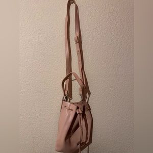 Pink bucket purse
